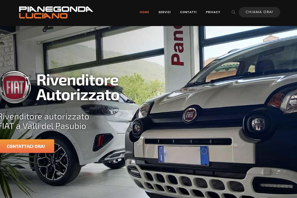 Sito Internet Autofficina Pianegonda Luciano
