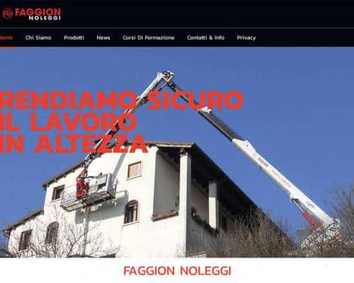 Sito Internet Faggion Noleggi