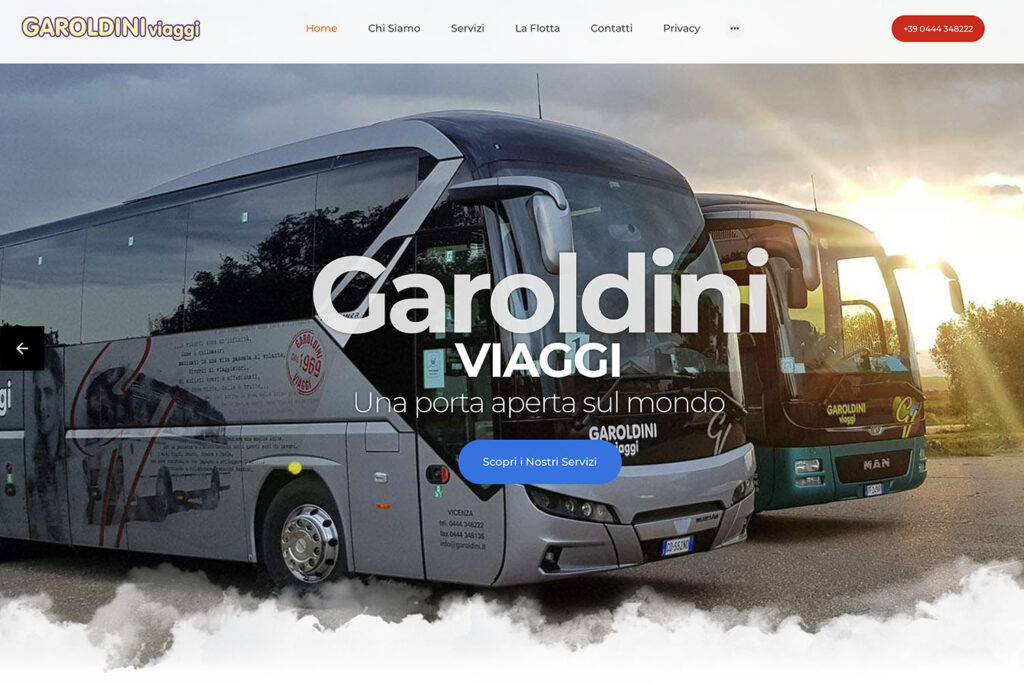 Sito Internet Garoldini Viaggi