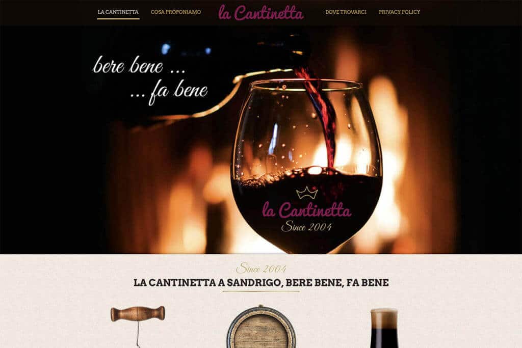 Sito Internet La Cantinetta Sandrigo