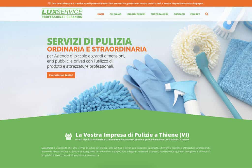 Sito Internet Lux Service Pulizie