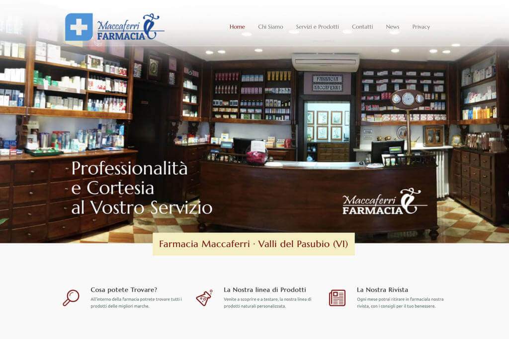 Sito Internet Farmacia Maccaferri