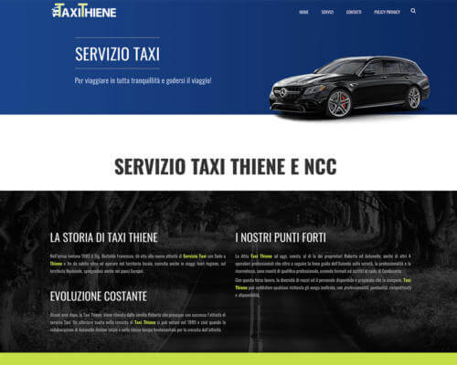 Sito Internet NCC Taxi Thiene