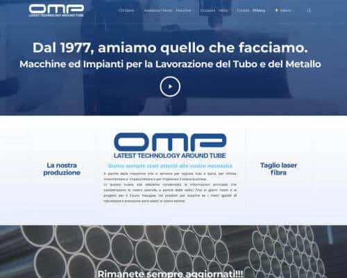 Sito Internet OMP srl