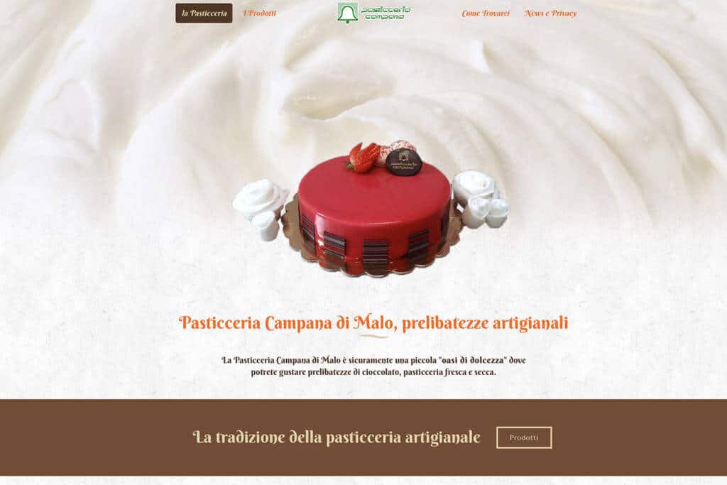 Sito Internet Pasticceria Campana