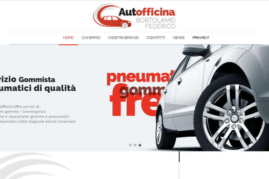 Sito Internet Autofficina Bortolamei