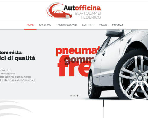 Sito Internet Autofficina Bortolamei