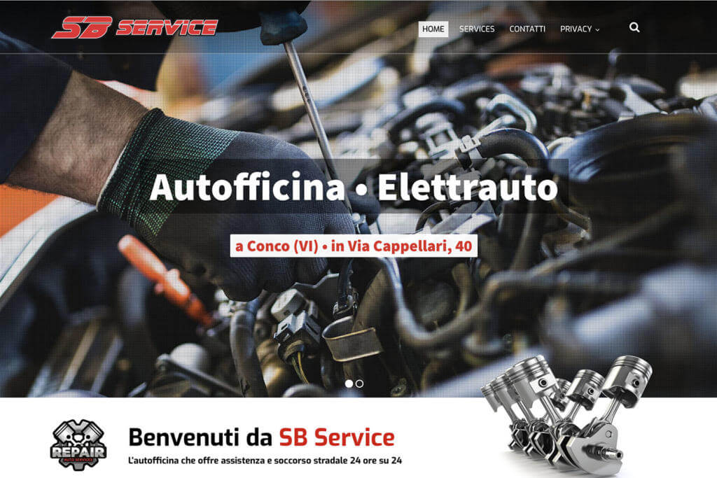 Sito Internet Autofficina SB Service