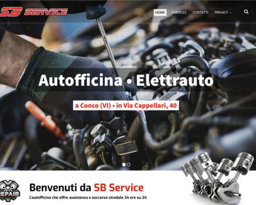 Sito Internet Autofficina SB Service