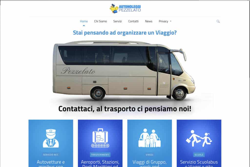 Sito Internet Autonoleggi Pezzelato