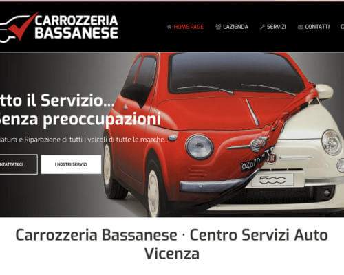 Sito internet Carrozzeria Bassanese