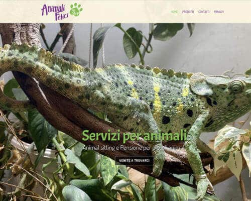 Sito Internet Animali Felici Pet Shop