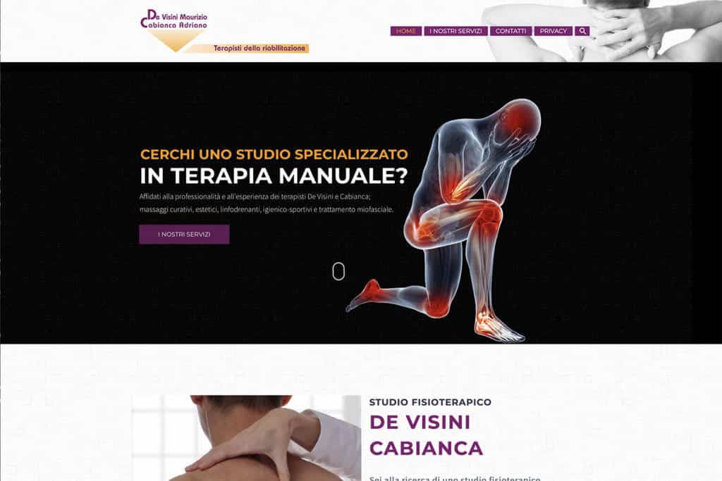 Sito Internet Fisioterapia De Visini Cabianca