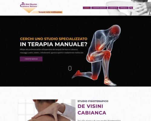 Sito Internet Fisioterapia De Visini Cabianca