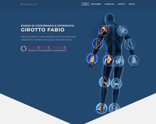 Sito Internet Fisioterapia Osteopatia Girotto