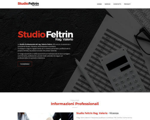 Sito Internet Studio Feltrin