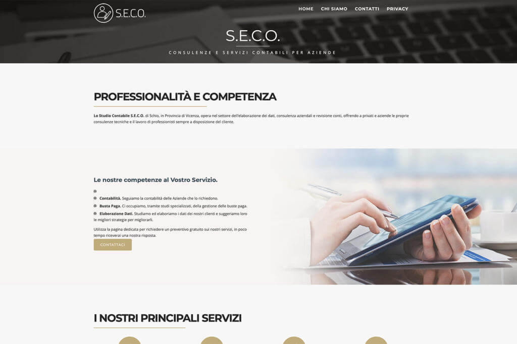 Sito Internet Studio Seco