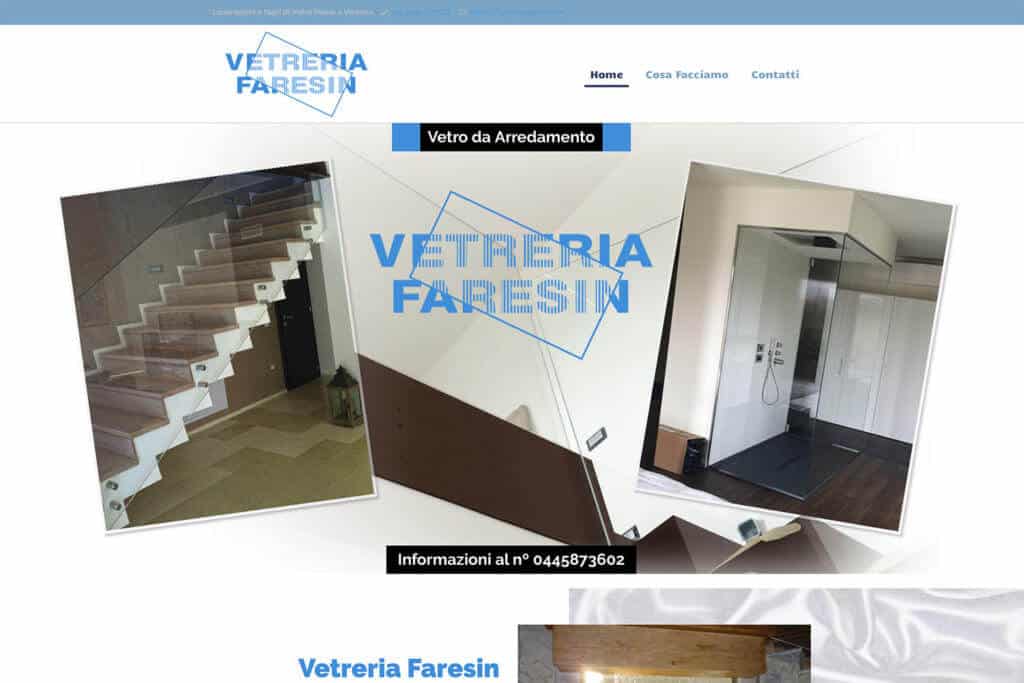 Sito Internet Vetreria Faresin