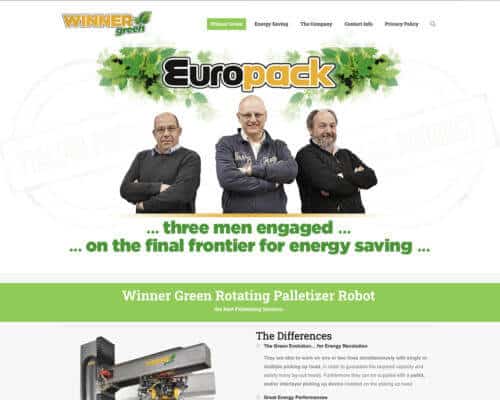 Sito Internet Winner Green Europack