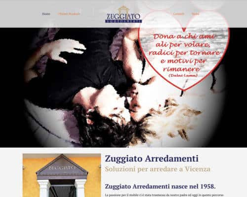 Sito Internet Zuggiato Arredamenti