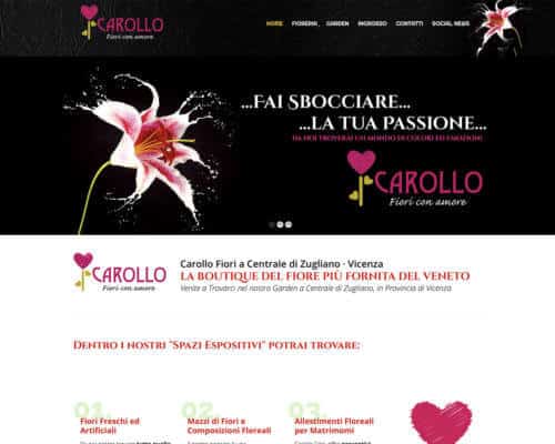 Sito Internet Carollo Fiori