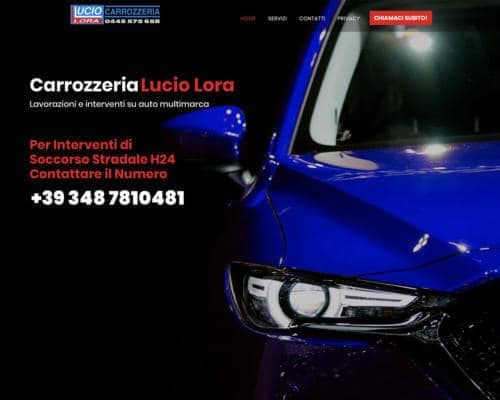 Sito Internet Carrozzeria Lucio Lora