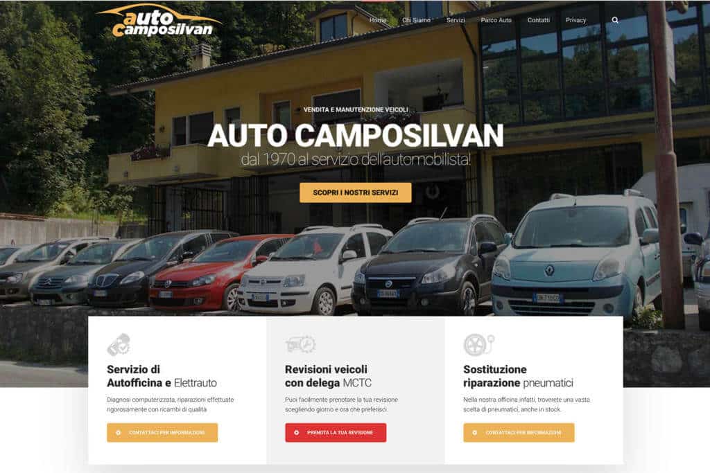 Sito Internet Auto Camposilvan