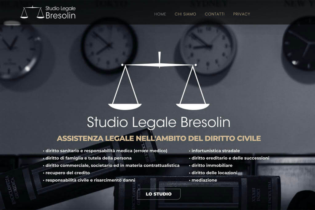 Sito Internet Studio Legale Bresolin