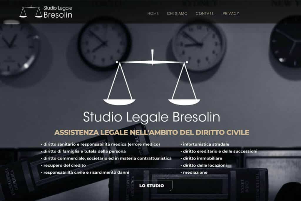 Sito Internet Studio Legale Bresolin