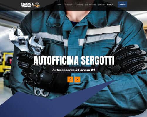 Sito Internet Autofficina Sergotti