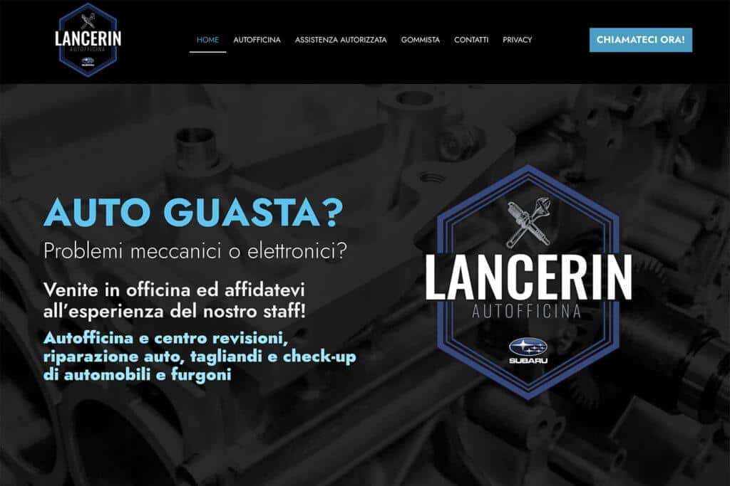 Sito Internet Autofficina Lancerin