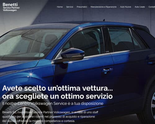 Sito Internet Benetti Volkswagen