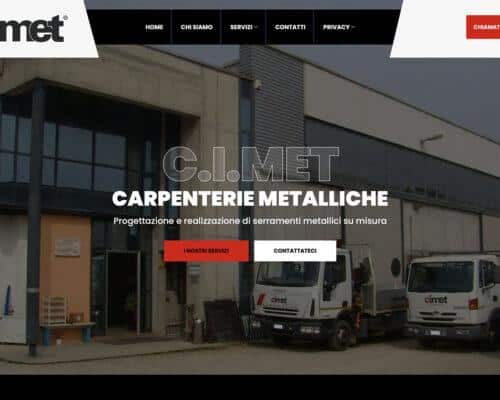 Sito Internet Cimet Carpenterie