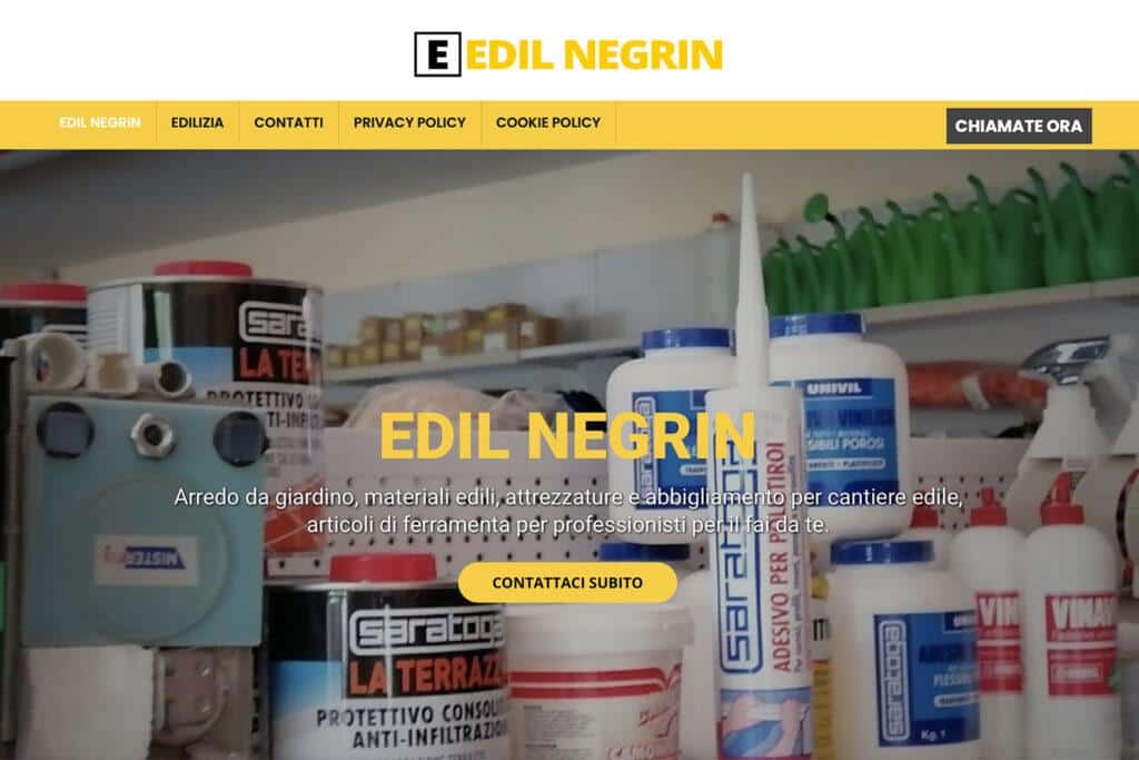 Sito Internet Edil Negrin