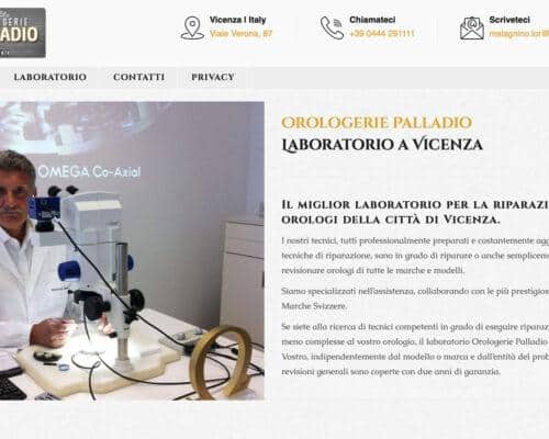 Sito Internet Orologerie Palladio