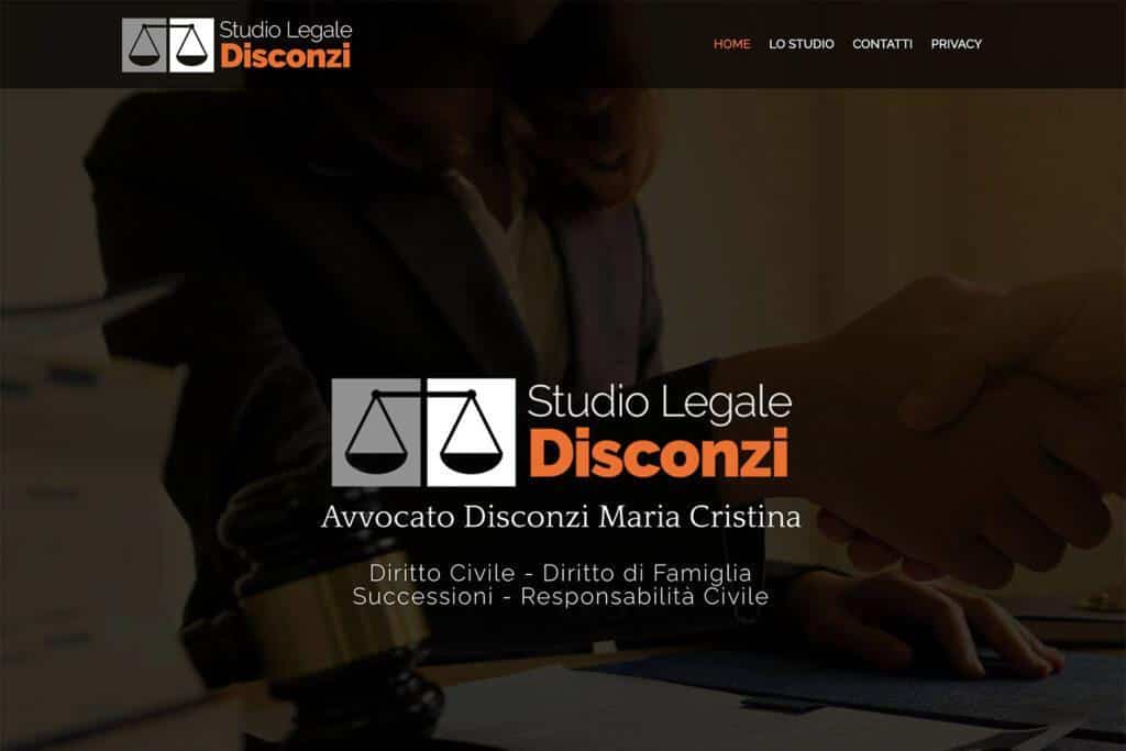 Sito Internet Studio Legale Disconzi