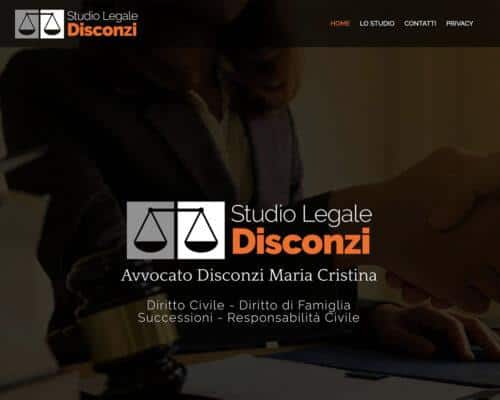 Sito Internet Studio Legale Disconzi