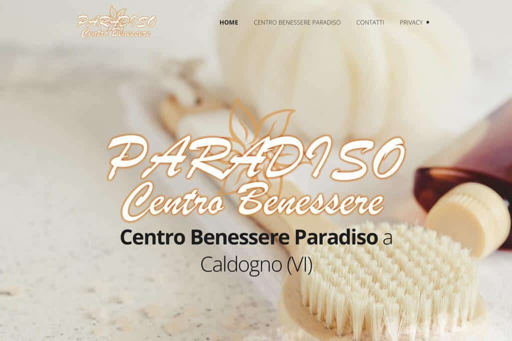 Sito Internet Paradiso Centro Benessere