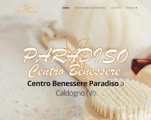 Sito Internet Paradiso Centro Benessere