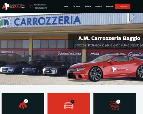 Sito Internet AM Carrozzeria Baggio