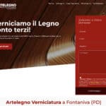 Sito Internet Artelegno Verniciatura