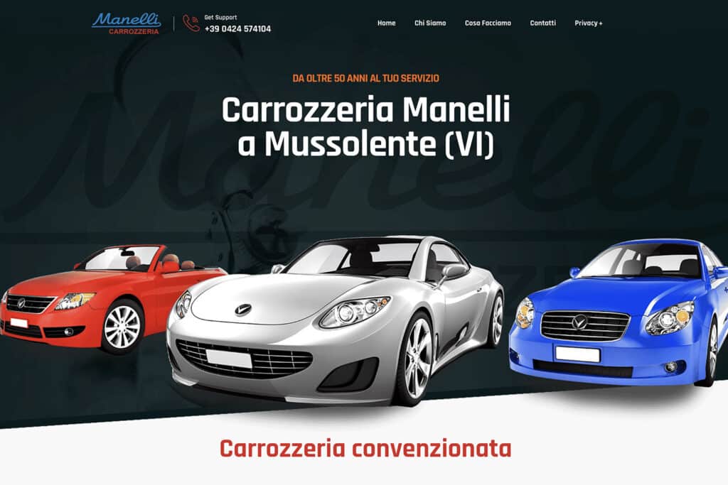 Sito Internet Carrozzeria Manelli