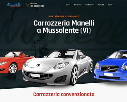 Sito Internet Carrozzeria Manelli