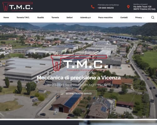 Sito Internet TMC Torneria