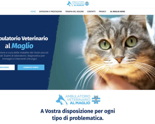 Sito Internet Ambulatorio al Maglio Veterinario