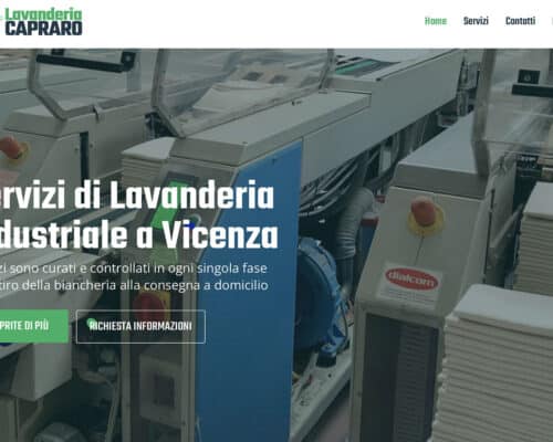 Sito Internet Lavanderia Capraro