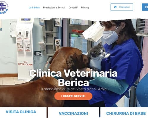 Sito Internet Clinica Veterinaria Berica