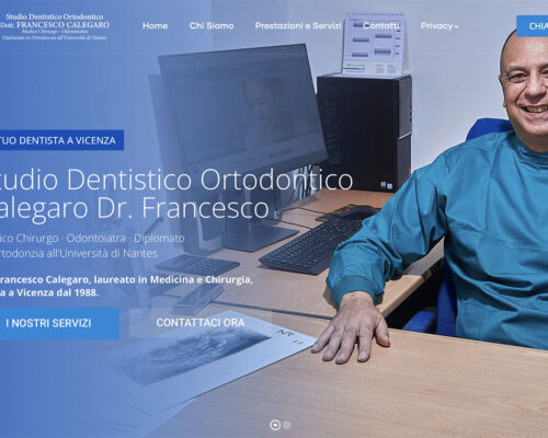 Sito Internet Studio Dentistico Calegaro