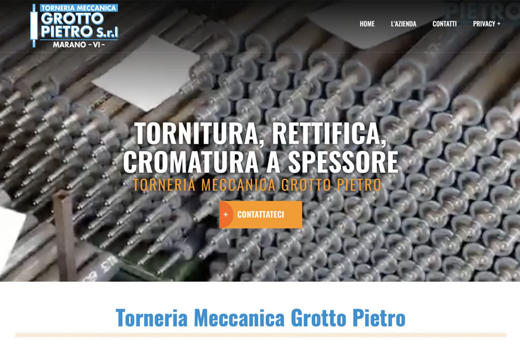 Sito Internet Torneria Meccanica Grotto