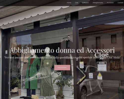 Sito Internet Cloè Moda Breganze